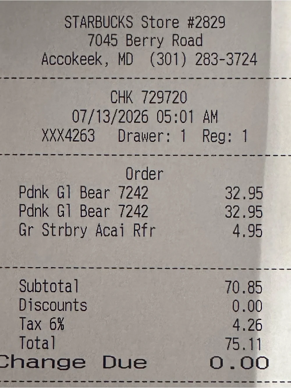 Starbucks Pink Bearista Tumbler NIBWT